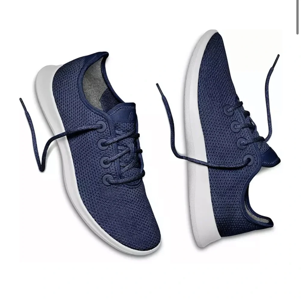 Allbirds Women’s Tree Runner Marine Sneaker Shoes Size 8 - Picture 1 of 12